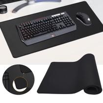 Mousepad Gamer Borda Preta Big Grande 80x30cm Jogo RED30PR