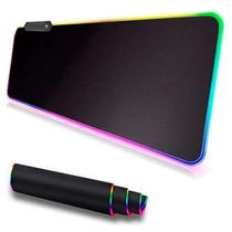 Mousepad Gamer Borda Preto Cores Led Jogos Grande Antiderrapante Teclado Computador Borracha Mousepad Gamer Borda Preto Cores Led Jogos Grande Antiderrapante Teclado Computador Borracha
