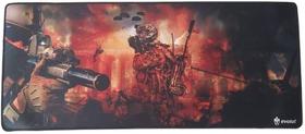 Mousepad gamer eg402rd grande (retangular 700*300*2mm) laranja evolut .