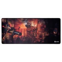 Mousepad Gamer Evolut, Grande 700x300mm, Borda Costurada, Preto Estampado - EG402RD