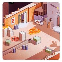 Mousepad Gamer Fallen Dust2, Speed, Grande (450x450mm) - 1077