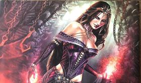 Mousepad Gamer Liliana do Véu Mgic The Gathering 58cm x 30cm Mousepad Gamer Liliana do Véu Mgic The Gathering 58cm x 30cm