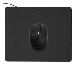 Mousepad Gamer Preto 21x18cm Antiderrapante Isoprene Tecido Speed