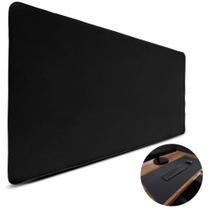 Mousepad Gamer Preto Liso Extra Grande 90 X 40 cm