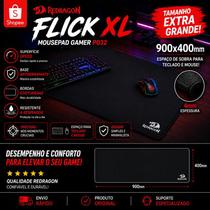 Mousepad Gamer Redragon Flick XL 900x400x4mm P032 Mousepad Gamer Redragon Flick XL 900x400x4mm P032