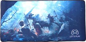 Mousepad Gamer Speed Temático Extra Grande Teclado Borda Premium 3mm