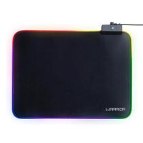 Mousepad Gamer Warrior Cronos, RGB, 360x260mm, USB, Flexivel, Base Emborrachada, Preto - AC333 Mousepad Gamer Warrior Cronos, RGB, 360x260mm, USB, Flexivel, Base Emborrachada, Preto - AC333