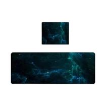 Mousepad Gamer XXL com Design de Galáxia - Tapete de Mesa para Teclado