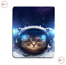 Mousepad Gato Astronauta Espaço GAláxia Pet 19x23cm Personalizado - Oliveira-Loja