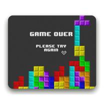 Mousepad geek retangular jogo tetris classic mauser pad nerd