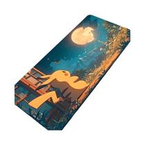 Mousepad Grande De Borracha Pikachu Para Jogos De PC, Tapete De Mesa Com Borda Reforçada Para Gamers
