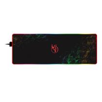 Mousepad grande kross rgb 80x30cm borracha natural + tecido
