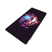 Mousepad Grande Roxo Gengar Anime, Tapete De Mesa Para Jogos Com Borda Reforçada Para Teclado De