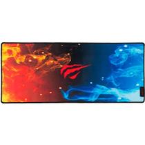 Mousepad Havit, Grande 700x300mm, Antiderrapante, Vermelho e Azul - HV-MP845