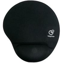 Mousepad Keytime Glide Com Apoio de Pulso 255x220mm Preto Mousepad Keytime Glide Com Apoio de Pulso 255x220mm Preto