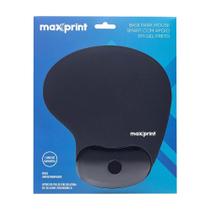 Mousepad Maxprint, 23x19.5cm, com Apoio em Gel Smart, Preto - 60000097 Mousepad Maxprint, 23x19.5cm, com Apoio em Gel Smart, Preto - 60000097