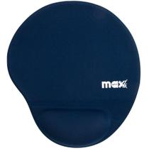 Mousepad Maxprint com Apoio de pulso, Gel, 220x255mm, Azul - 604470