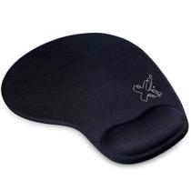 Mousepad maxprint com apoio em gel - preto Mousepad maxprint com apoio em gel - preto