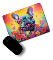 Mousepad Plano Animais Cachorro Bulldog Francês Ilustração Mousepad Plano Animais Cachorro Bulldog Francês Ilustração