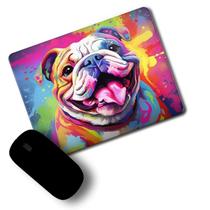 Mousepad Plano Bulldog inglês ilustração Mousepad Plano Bulldog inglês ilustração