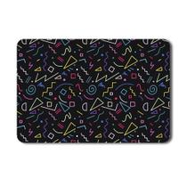 Mousepad Preto com Raio Antiderrapante em Tecido