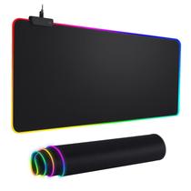 Mousepad RGB DR CATCH com LED - 31,5x12cm - Impermeável Mousepad RGB DR CATCH com LED - 31,5x12cm - Impermeável
