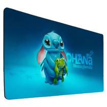 Mousepad Stitch Alienígena Gamer 90x40 Menino Menina Azul Praia Base Antiderrapante 90x40 Mousepad Stitch Alienígena Gamer 90x40 Menino Menina Azul Praia Base Antiderrapante 90x40