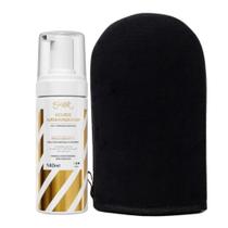Mousse Autobronzeador Médio 140ml + Luva Aplicadora Skelt
