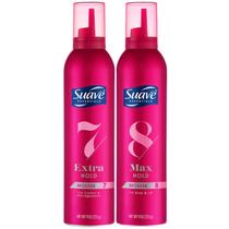 Mousse de cabelo suave para cabelos cacheados, ondulados e finos, com maior aderência