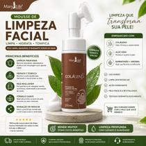 Mousse de Limpeza Facial Colágeno Mary Life 150ml Espuma de Limpeza Hidratante - Mousse de Limpeza Facial Colágeno Mary Life 150ml Espuma de Limpeza Hidratante -