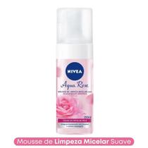 Mousse de Limpeza Facial Micelar 150ml Nivea Aqua Rose - Limpa Profundamente e Remove a Maquiagem