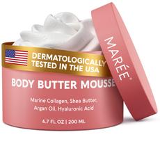 Mousse de manteiga corporal hidratante MAREE para mulheres e homens
