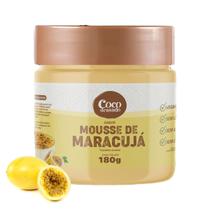 Mousse De Maracujá Vegano Sem Lactose Zero Açúcar e Sem Glúten Cocodensado 180g