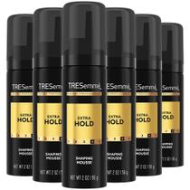 Mousse Hair Care TRESemmé Extra Hold para cachos 180 ml (pacote com 6)