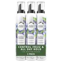 Mousse Herbal Essences Curl Boosting 200 ml Frizz Control, pacote com 3