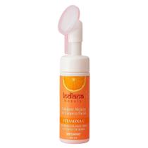 Mousse Limpeza Facial Indiana Beauty Vitamina C Cuidado Espuma com Aplicador 150ml