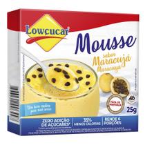 Mousse Lowçucar Zero Açúcares Sabor Maracujá 25g