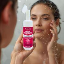 Mousse Micelar Facial Rhenuks Rosa Mosqueta 150ml Limpeza e Hidratação Suave