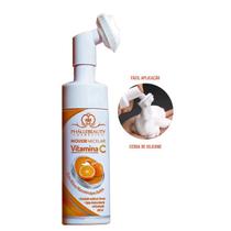 Mousse Micelar Vitamina C Phállebeauty 150ml com Ativos Nanoencapsulados e Cerdas de Silicone. Mousse Micelar Vitamina C Phállebeauty 150ml com Ativos Nanoencapsulados e Cerdas de Silicone.