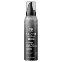 Mousse Modeladora Karina Fixação Extra Forte 72h 150ml Mousse Modeladora Karina Fixação Extra Forte 72h 150ml