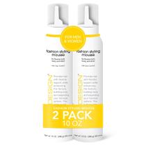 Mousse modeladora TRI Fashion Volumizing para cabelos ondulados 300 ml (pacote com 2) Mousse modeladora TRI Fashion Volumizing para cabelos ondulados 300 ml (pacote com 2)