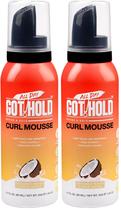Mousse para cachos ALL DAY GOT HOLD 80 ml, pacote com 2 Mousse para cachos ALL DAY GOT HOLD 80 ml, pacote com 2