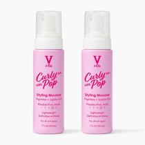 Mousse para Cachos V&Co Curly Pop 2x207 ml Antifrizz Hidratante