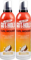 Mousse para Pentear Cachos ALL DAY GOT HOLD 354 ml - Kit com 2 Mousse para Pentear Cachos ALL DAY GOT HOLD 354 ml - Kit com 2