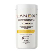 Mousse para Pentear CocoManga 1kg Cachos Lanox Pro Trihair