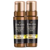 Mousse solar instantânea Jergens Natural Glow, 180mlX2, autobronzeador