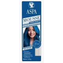 Mousse tonalizante tintura semipermanente azul artemis aspa 150ml