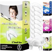 Mouthguard Mictaning Kids Teeth Grinding, pacote de 8 moldáveis