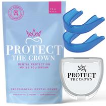 Mouthguard Protect The Crown Night Guard, pacote com 2 unidades para moer