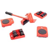 Move Fácil Kit 4 Carrinhos Movedor Móveis Pesados Casa Caso Transportador Para Mudança Geladeira Fogão Sofá